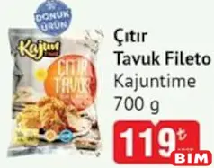 KAJUNTİME ÇITIR TAVUK FİLETO 700 G KAJUNTİME ÇITIR TAVUK FİLETO 700 G